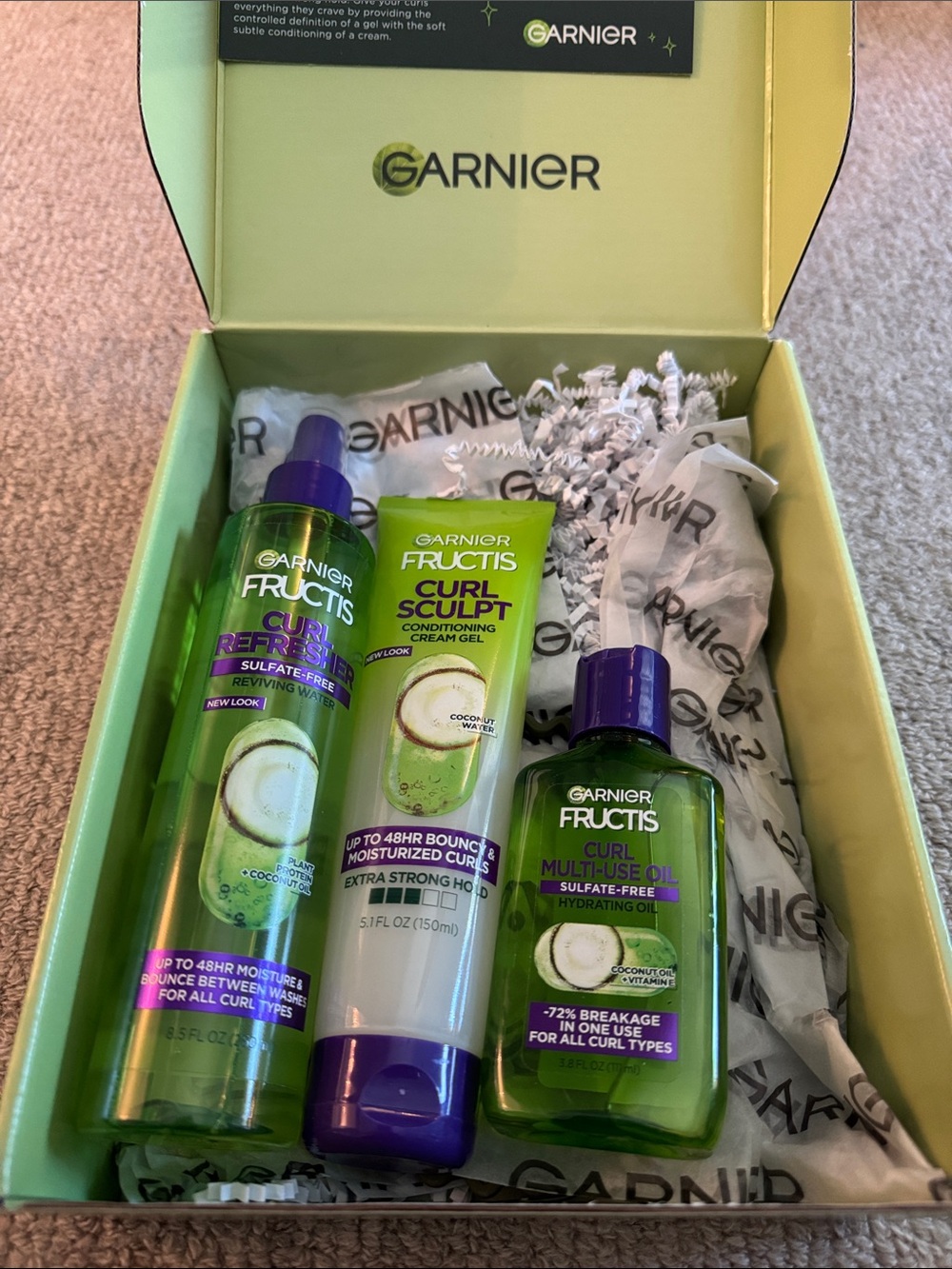 Garnier Fructis Curl Nourish Bundle